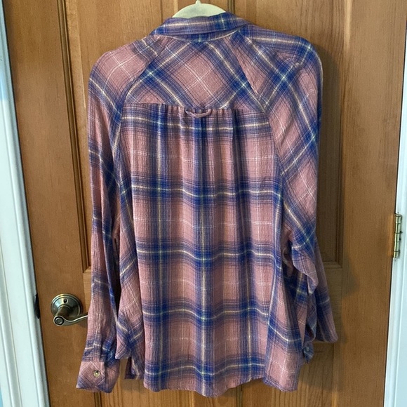 Urban Outfitters BDG Small Women's Plaid Button-Down Shirt EUC - Picture 4 of 5